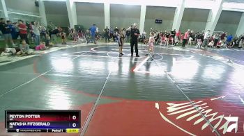 62 lbs Semifinal - Peyton Potter, WY vs Natasha Fitzgerald, OR