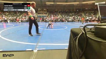 52 lbs Round Of 32 - Gage Mass, Sherman Challengers vs Jack Sather, Minnesota Elite