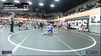 119 lbs Semifinal - Stran Fincher, Plainview Youth Wrestling Club vs Hendrix Newcomb, Shelton Wrestling Academy