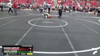 85 lbs 1st Place Match - Anthony Shifflett, Scottsbluff Wrestling Club vs Parker Landers, Carroll Wrestling Club