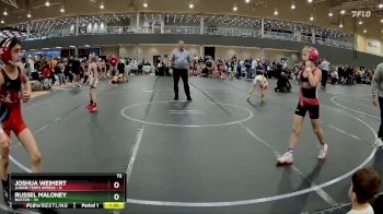 72 lbs Round 1 - Russel Maloney, Buxton vs Joshua Weimert, Junior Terps Xpress