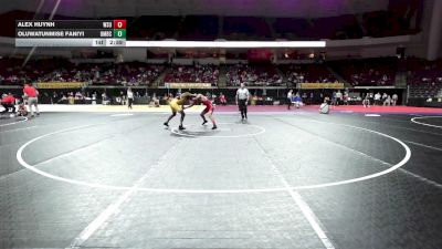 133 lbs Consi Of 16 #1 - Alex Huynh, Washington State vs Oluwatunmise Faniyi, UMBC