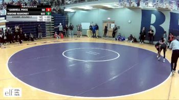 120 lbs. Champ. Round 2 - Simone Mahoney, Marshfield vs Gabriell Price, Omaha Westside