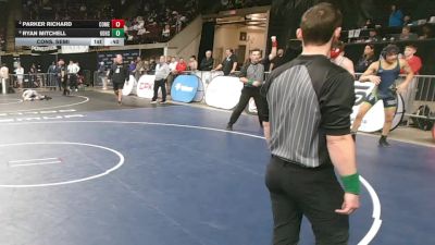 D 2 138 lbs Cons. Semi - Parker Richard, Comeaux vs Ryan Mitchell, Kenner Discovery Health Science