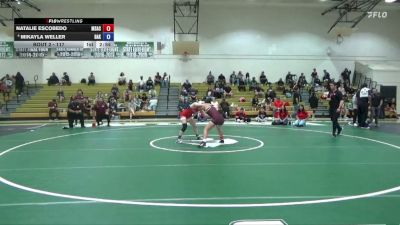 117 lbs Champ. Round 1 - Natalie Escobedo, Mt. San Antonio College vs Mikayla Weller, Bakersfield College