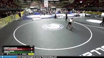 92 lbs Quarterfinal - Joseph Sarafin, Nor-Cal Inferno Wrestling Club vs Diego Goins, California