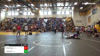 170 lbs Consi Of 32 #2 - Emmanuel Santiago, South Orange Wrestling Academy vs Jeremiah Mauras, Eagles