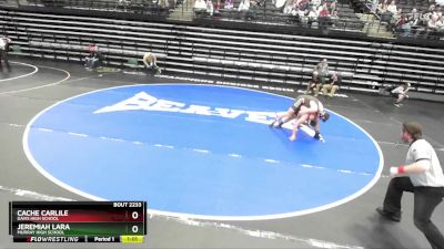 193 lbs Champ. Round 2 - Cache Carlile, Davis High School vs Jeremiah Lara, Murray High School