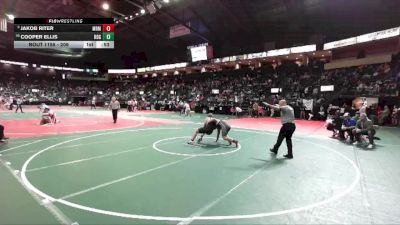 209 lbs Cons. Round 3 - Cooper Ellis, RDG2 vs Jakob Riter, MRM2