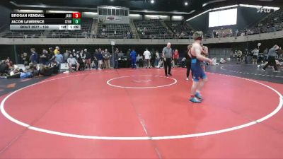 130 lbs 3rd Place - Brogan Kendall, Jamison vs Jacob Lawrence, Stewartstown