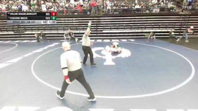 5A 157 lbs Cons. Round 2 - Kilun Engelbrecht, Box Elder vs Colter Beck, Payson