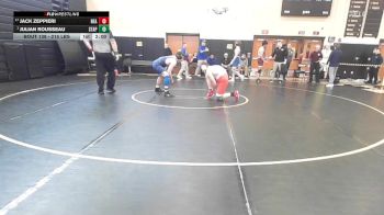 215 lbs Round Of 16 - Jack Zeppieri, Norwich Free Academy vs Julian Rousseau, Staples