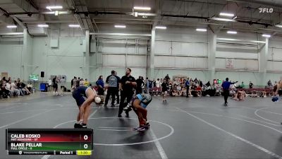 130 lbs Round 6 (8 Team) - Caleb Kosko, Mat Assassins vs Blake Pellar, Full Circle