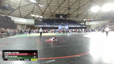 63 lbs Champ. Round 2 - Treyson Ross, Punisher Wrestling Company vs Gabriel Potter, Inland Northwest Wrestling Training Center