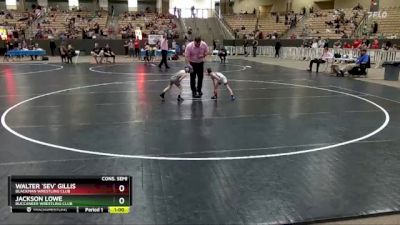 40 lbs Cons. Semi - Jackson Lowe, Buccaneer Wrestling Club vs Walter `Sev` Gillis, Blackman Wrestling Club