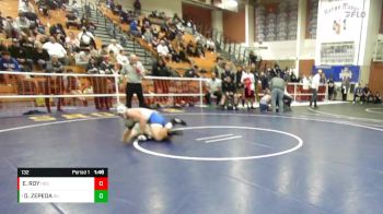 132 lbs Quarterfinal - DANIEL ZEPEDA, Gilroy vs EVAN ROY, Hesperia