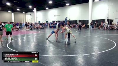 175 lbs Round 5 (6 Team) - Easton Beyer, Iowa Hawks vs Asher Hamby, Seneca Fighting Irish