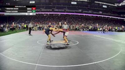 D1-144 lbs Cons. Round 1 - Ryan Tucker, Dakota HS vs Tristen Dood, Grandville HS