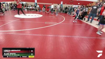 76-78 lbs Round 4 - Jordyn Abernathy, Top Notch vs Blake Spaeth, Platte Valley Jr. Wrestling