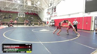 184 lbs Cons. Round 4 - Juan Carlos Meza, Sacramento City College vs Frankie Stevenson, Victor Valley College