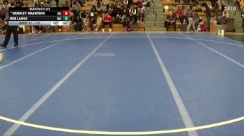 110 lbs Champ. Round 1 - Berkley Maertens, Bold vs Ben Lange, Rushford-Peterson