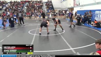 182 lbs Champ. Round 1 - Hector Lopez, Tustin High School vs Edwin Vasquez, Villa Park High School