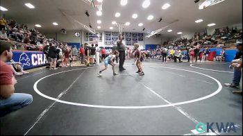 58-62 lbs Rr Rnd 3 - Aspen Kincannon, Team Nomad vs Azayla Mitchell, El Reno Wrestling Club