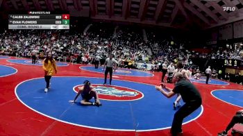 144-6A Cons. Round 2 - Evan Flowers, Colquitt County vs Caleb Zalewski, Mill Creek