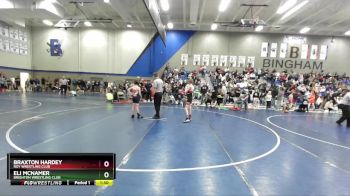 79 lbs Cons. Round 3 - Braxton Hardey, Roy Wrestling Club vs Eli McNamer, Brighton Wrestling Club