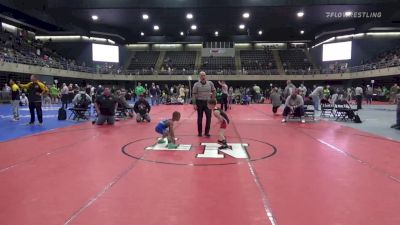 52 lbs Round Of 16 - Maverick Davis, Smyrna vs Achilles Bezick, Laurel Springs