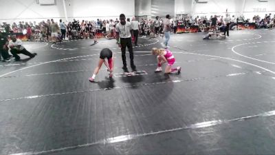 78 lbs Round 1 (4 Team) - Ella Robbins, Storm Wrestling Center vs Aria Thephavong, MF Angels