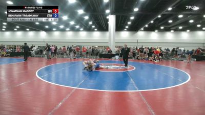 126 lbs Cons. Rd Of 16 - Jonathan Massey, Stronghold Wrestling Club vs Benjamin Treadaway, Stronghold