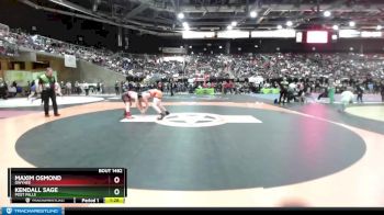 195 lbs Quarterfinal - Maxim Osmond, Owyhee vs Kendall Sage, Post Falls