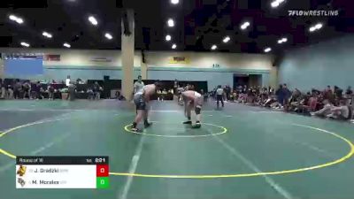 285 lbs Round Of 16 - Justin Gradzki, Rowan vs Michael Morales, Central Florida