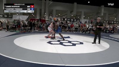 130 lbs Cons. Semis - James Hustoles, NMU-National Training Center vs Courtney Freeman, All-Marine