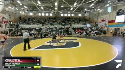 145 lbs Cons. Semi - Ethan Nickisch, Campbell County vs Lance Streifel, Thunder Basin High School