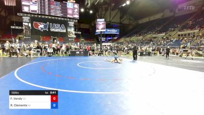 132 lbs Cons 16 #1 - Faith Vondy, Colorado vs Reese Clements, Kansas