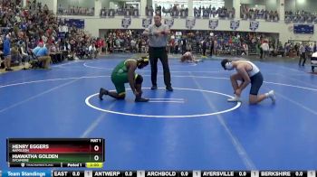 190 lbs Champ. Round 2 - Henry Eggers, NAPOLEON vs Hiawatha Golden, SYCAMORE