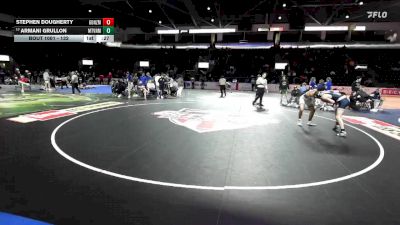 132 lbs Cons. Round 3 - Stephen Dougherty, Gonzaga Prep vs Armani Grullon, Mount Vernon