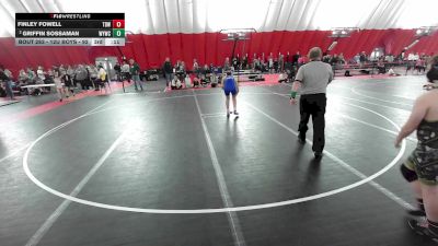 12U Boys - 117 lbs Cons. Round 3 - Braxton Ring, Top Dawgs Wrestling vs Logan Gamroth, Wisconsin