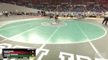 6A-126 lbs Cons. Round 2 - Styles Simpson, Lakeridge vs Elias Rush, Roseburg