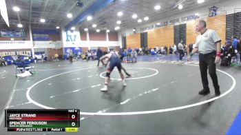 165 lbs Champ. Round 2 - Spencer Ferguson, Rancho Bernardo vs Jayce Strand, Westview