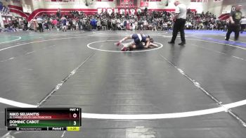 106 lbs Semifinal - Dominic Cabot, Aptos vs Niko Selianitis, El Camino (South San Francisco)