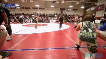 58 lbs Quarterfinal - Kamden Peters, Harrah Little League Wrestling vs Jacob Rader, F-5 Grappling