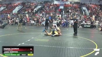 122 lbs Quarterfinal - Jaxon Workman, Hudsonville WC vs Maddoc Taszreak, Grand Ledge WC