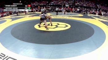 D2-138 lbs Cons. Round 3 - Anthony Oscar, Clear Fork vs Ryder Alberty, Galion