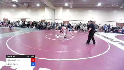 60 kg Cons 16 #1 - Zayne Reynolds, Team Central Wrestling Club vs Liam English, New York