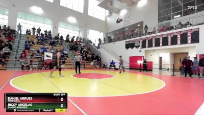 126 lbs Cons. Round 2 - Ricky Angelas, Rancho Bernardo vs Daniel Arrues, Point Loma