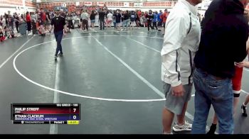 106 lbs Cons. Round 1 - Philip Streff, CWO vs Ethan Clackum, Bennington High School Wrestling