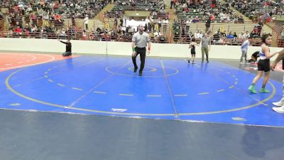 90 lbs Consi Of 8 #2 - Cooper Martin, Morris Fitness Wrestling Club vs Karson Underwood, The Storm Wrestling Center